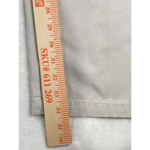 Columbia Men's Chino Pant Size 38x34 Gray 100% Cotton Mid Rise Straight Legs - Picture 14 of 16